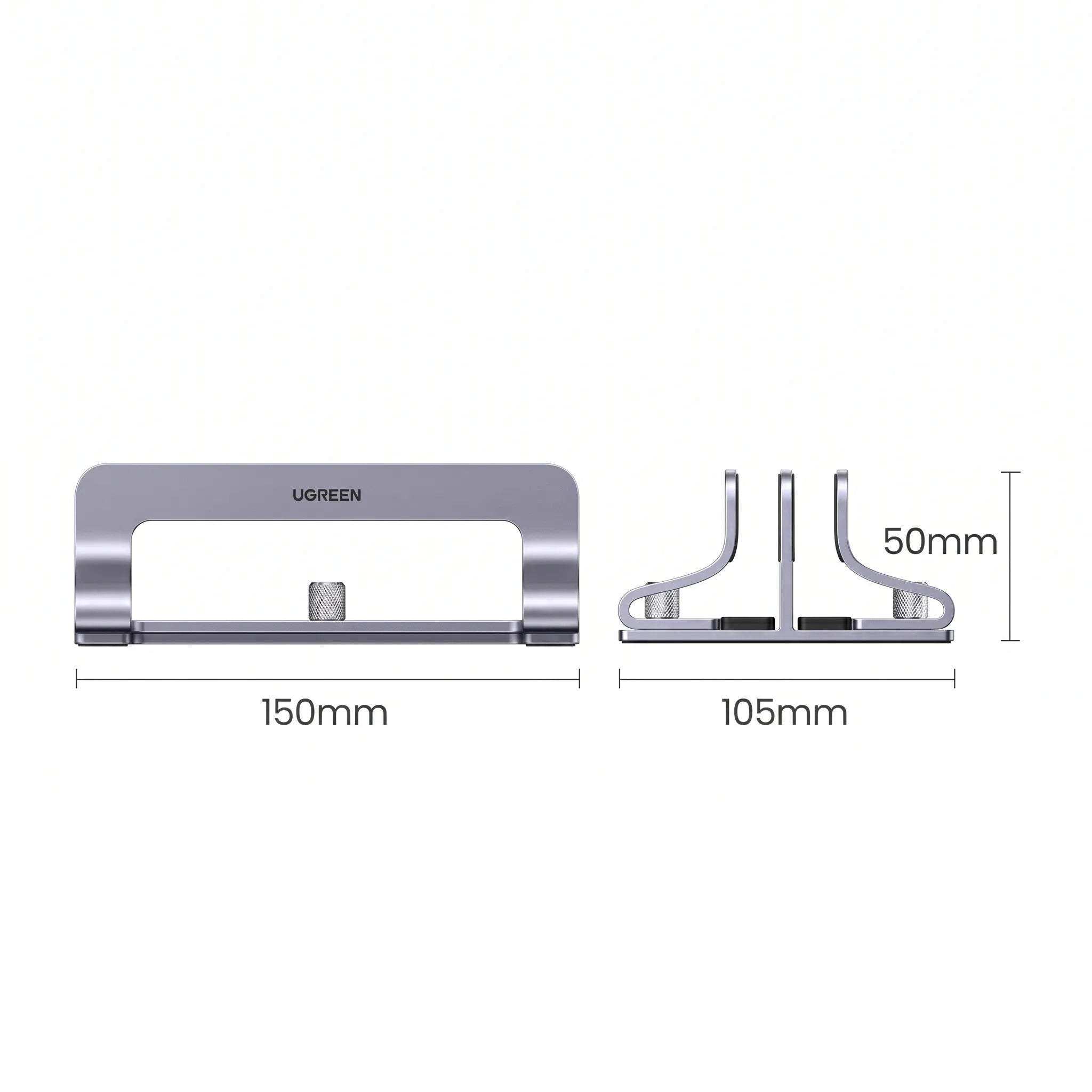 UGREEN Soporte Vertical Doble Para Laptop / Tablet De Escritorio