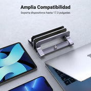 UGREEN Soporte Vertical Doble Para Laptop / Tablet De Escritorio