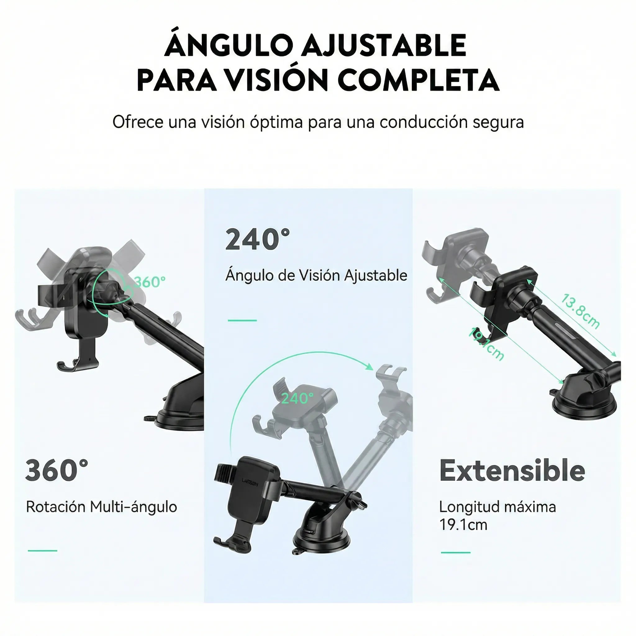 UGREEN soporte para celular con ventosa y brazo extensible LP200