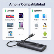 UGREEN carcasa SSD M.2 NVMe USB-C para discos externos