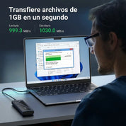 UGREEN carcasa SSD M.2 NVMe USB-C para discos externos