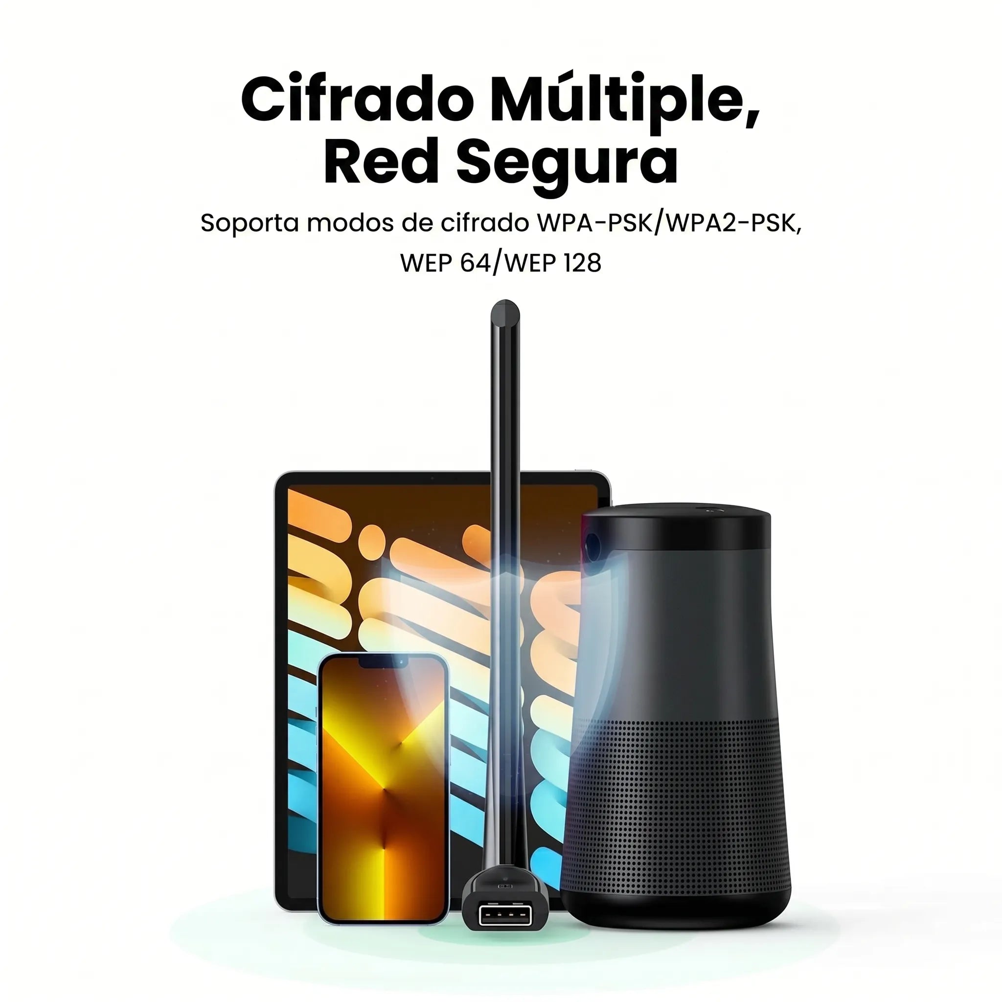 UGREEN adaptador USB Wi-Fi AC650 dual band de alta ganancia