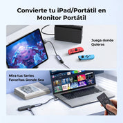 UGREEN capturadora HDMI a USB-A y USB-C para streaming y videollamadas