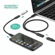 UGREEN cable extensor USB-C 1M 10Gbps PD 100W