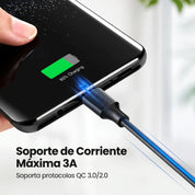UGREEN cable USB-A a USB-C 1M 15W 3A QC3.0 para carga y datos