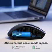 UGREEN mouse ergonómico inalámbrico con Bluetooth y 2.4G