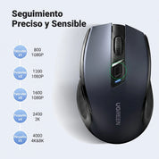 UGREEN mouse ergonómico inalámbrico con Bluetooth y 2.4G