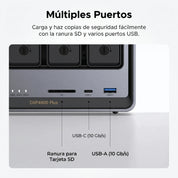 UGREEN NASync DXP4800 Plus - NAS 4 bahías 10GbE para creadores