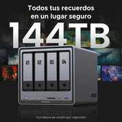 UGREEN NASync DXP4800 Plus - NAS 4 bahías 10GbE para creadores