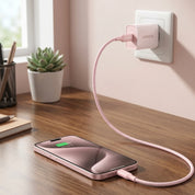 UGREEN cable USB-C a USB-C 1M 100W 5A carga rápida y datos - Pink