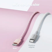 UGREEN cable USB-C a USB-C 2M 60W 3A carga rápida y datos - Pink