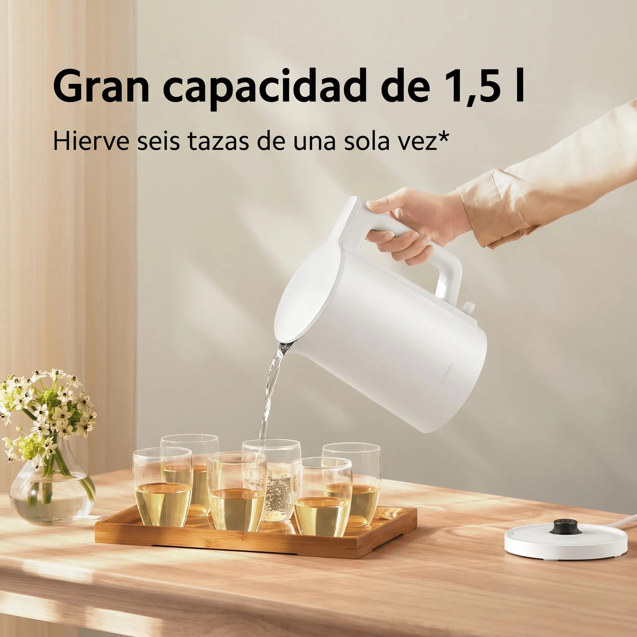 Xiaomi Electric Kettle 2 Lite - Hervidor Eléctrico 1.7L de acero inoxidable