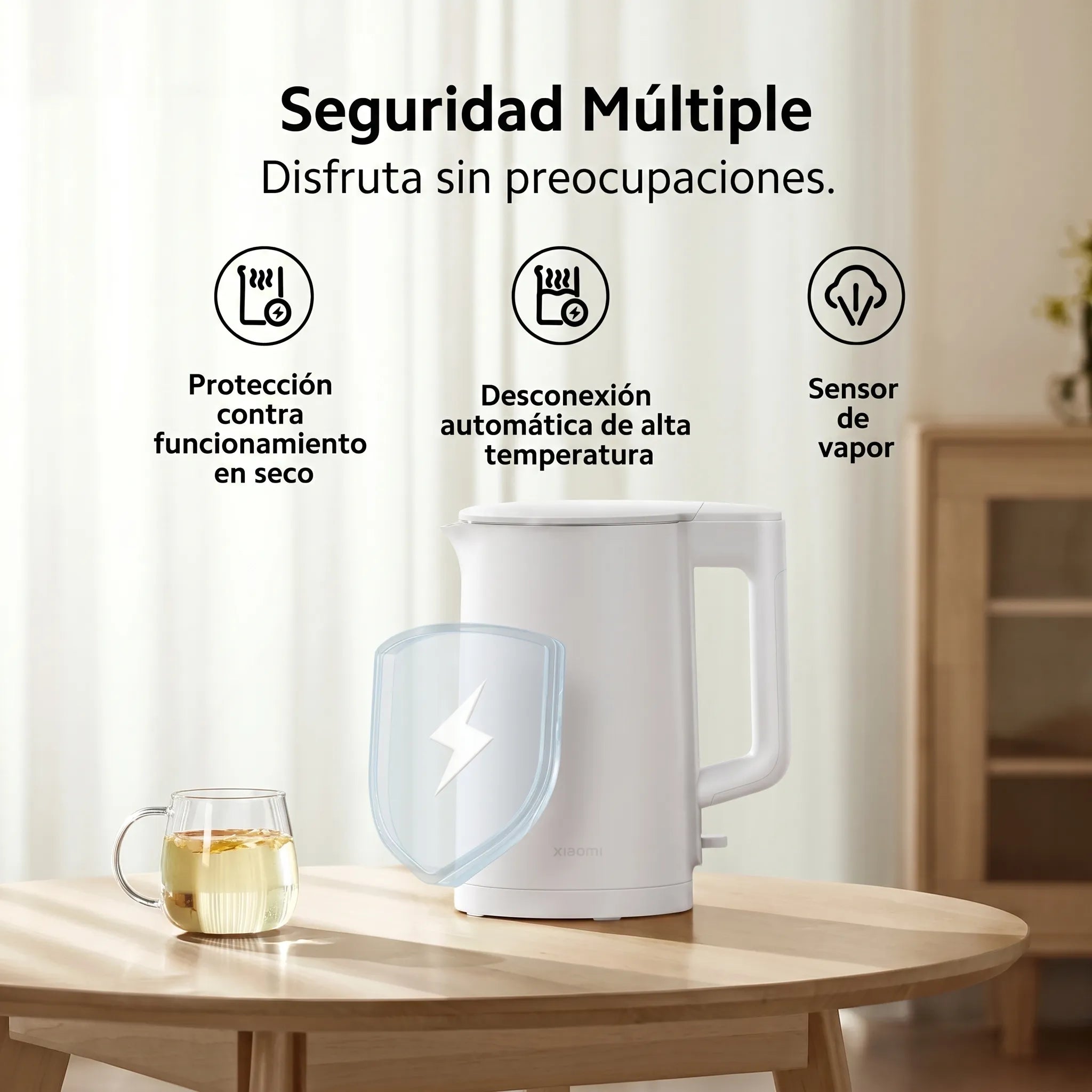 Xiaomi Electric Kettle 2 Lite - Hervidor Eléctrico 1.7L de acero inoxidable