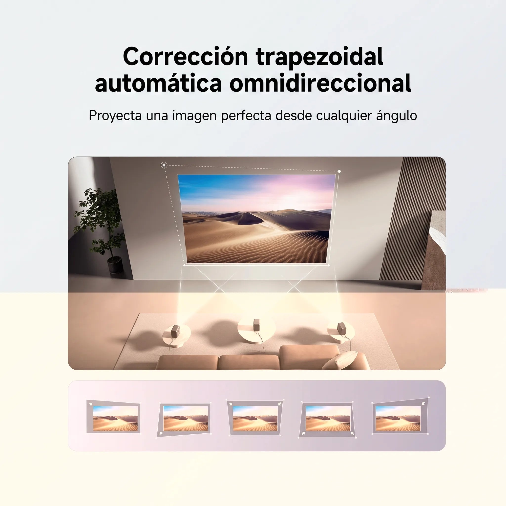 Xiaomi Smart Projector L1 con Google TV y proyección Full HD