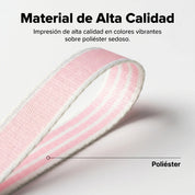 Correa Ringke Design Shoulder Strap - Stripe Pink