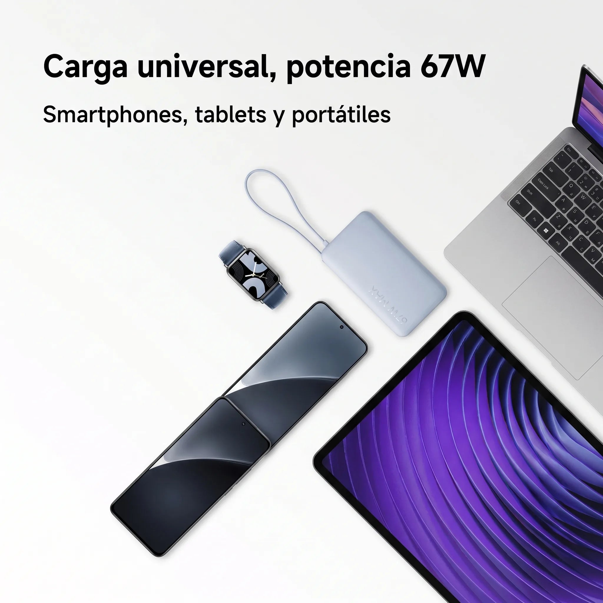 Xiaomi 67W Power Bank 20000 (Cable integrado) - Beige