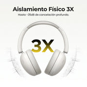 UGREEN audífonos Studio Max2 Bluetooth 5.4 con 80 horas de batería - White