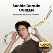 UGREEN audífonos Studio Max2 Bluetooth 5.4 con 80 horas de batería - White