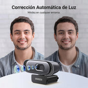 UGREEN webcam 2K 30FPS con micrófono para videollamadas y streaming