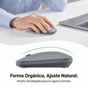Mouse Inalambrico Ugreen Silent 2.4GHz 4000 dpi 90373 Gris