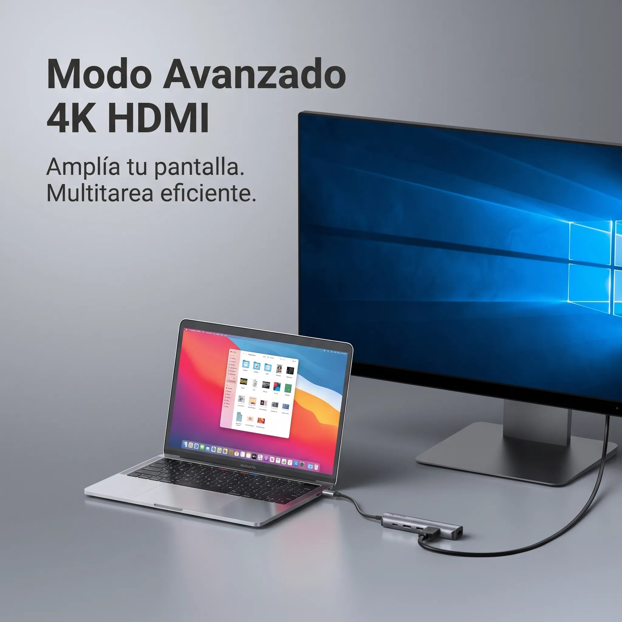 UGREEN 5-IN-1 USB-C Hub (4K@60Hz HDMI, RJ45 Ethernet)