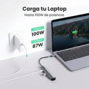 UGREEN 5-IN-1 USB-C Hub (4K@60Hz HDMI, RJ45 Ethernet)