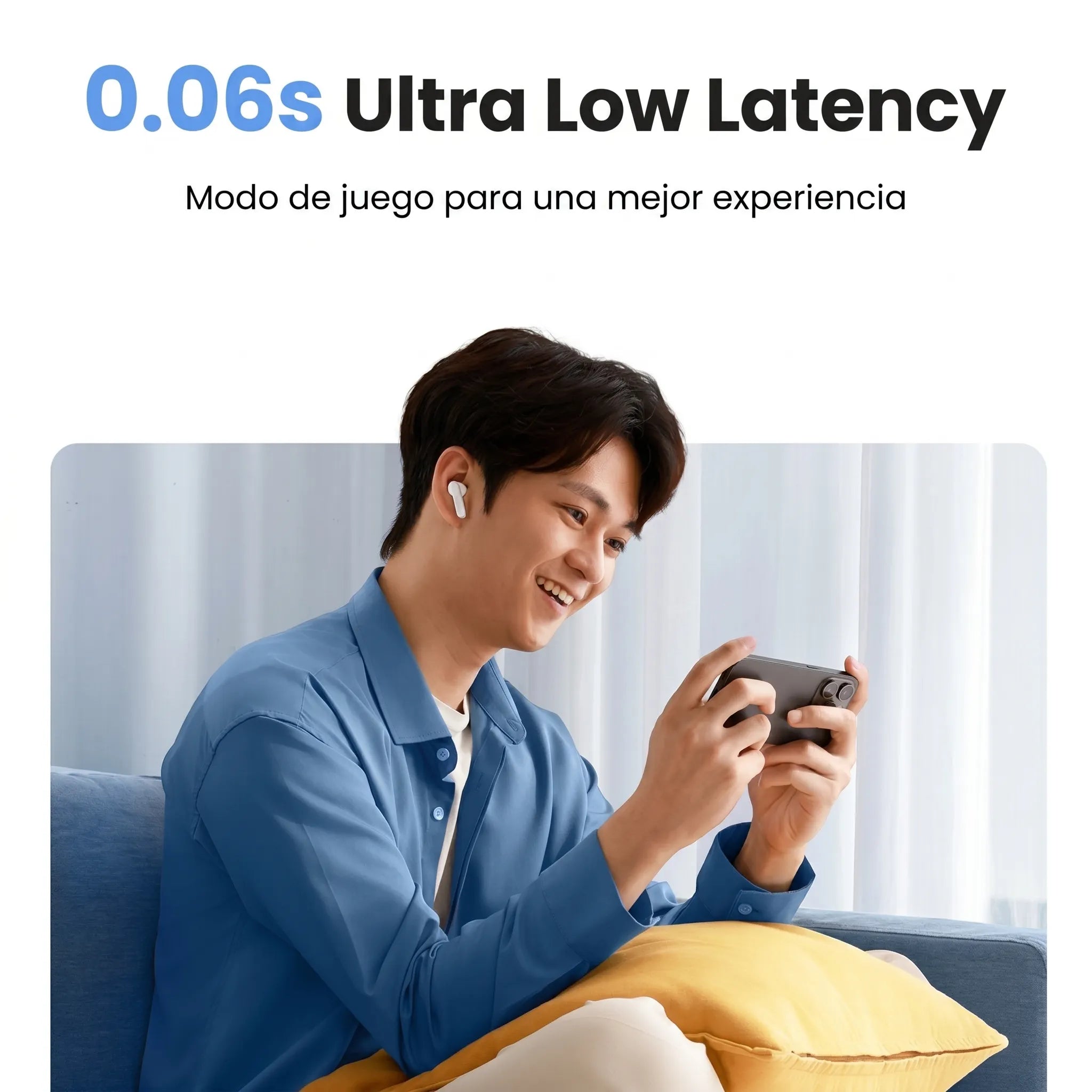 UGREEN audífonos inalámbricos HiTune T3 Pro con ANC y 30 horas - White