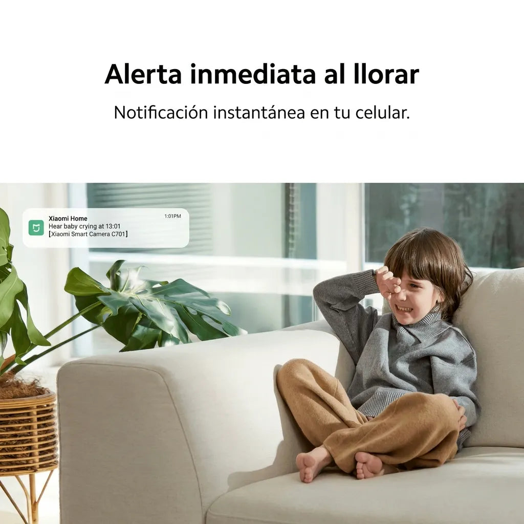 Xiaomi Smart Camera C701 - cámara de seguridad 4K con visión 360°