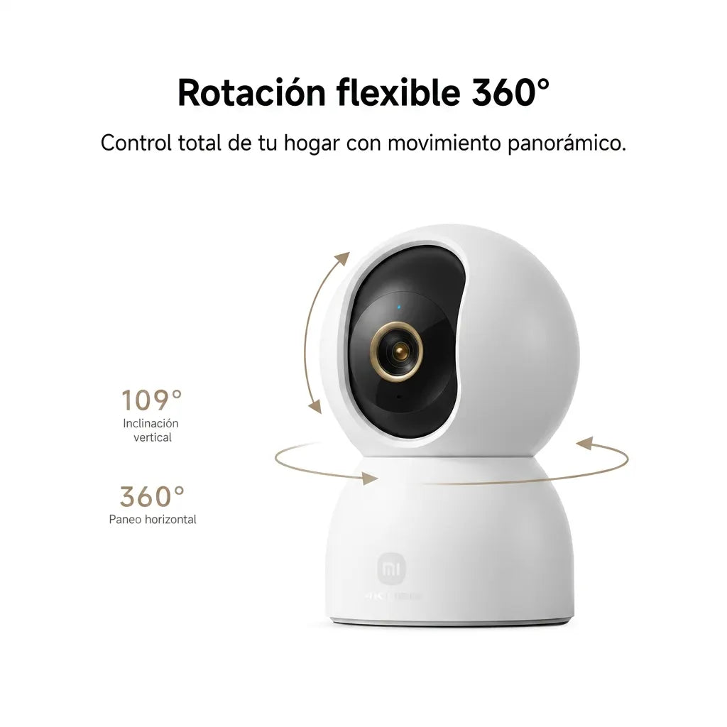 Xiaomi Smart Camera C701 - cámara de seguridad 4K con visión 360°