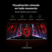 Xiaomi Curved Gaming Monitor G34WQi - monitor curvo 180Hz WQHD 34"