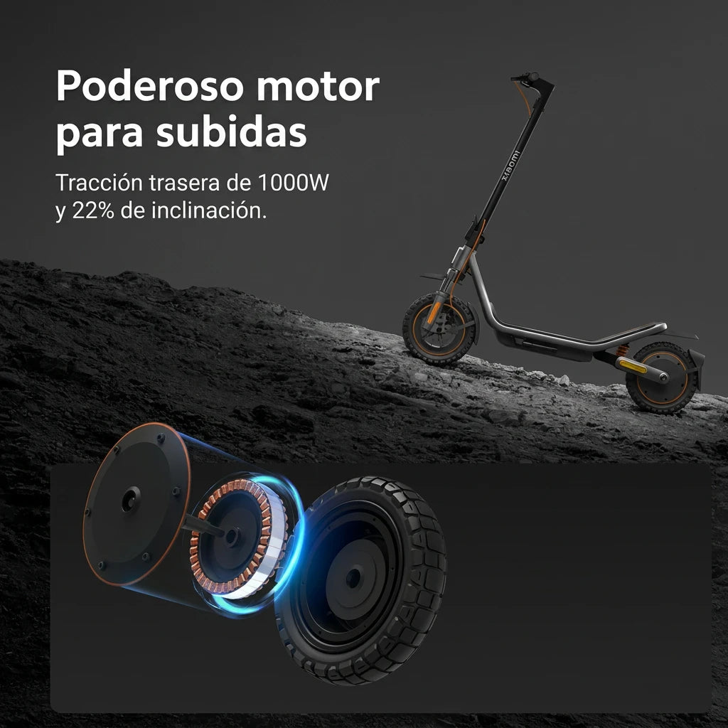 Xiaomi Electric Scooter 6 Pro - scooter 1000W hasta 60km con suspensión dual
