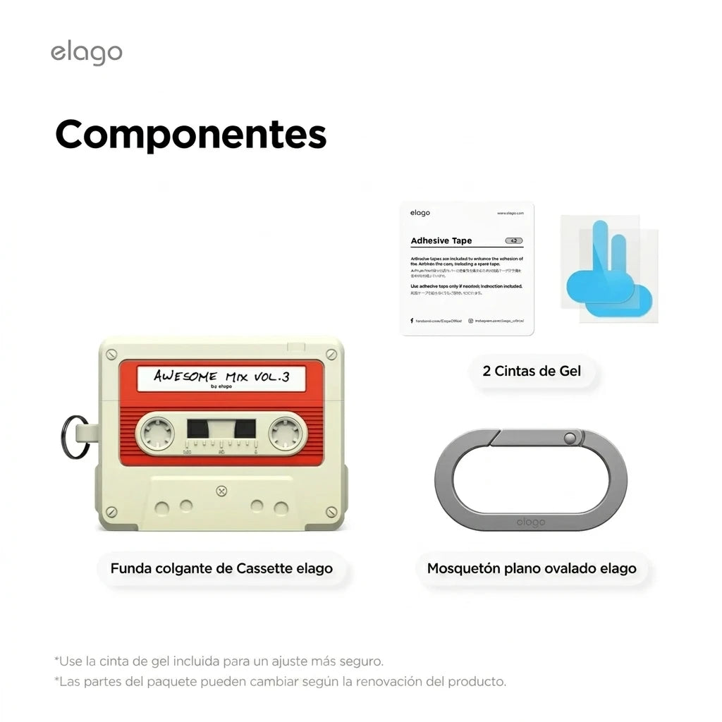 Case Elago Cassette Tape Airpods Pro 3