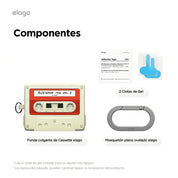 Case Elago Cassette Tape Airpods Pro 3