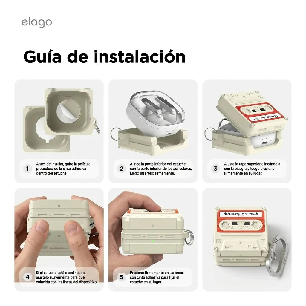 Case Elago Cassette Tape Galaxy Buds4 / 4 Pro
