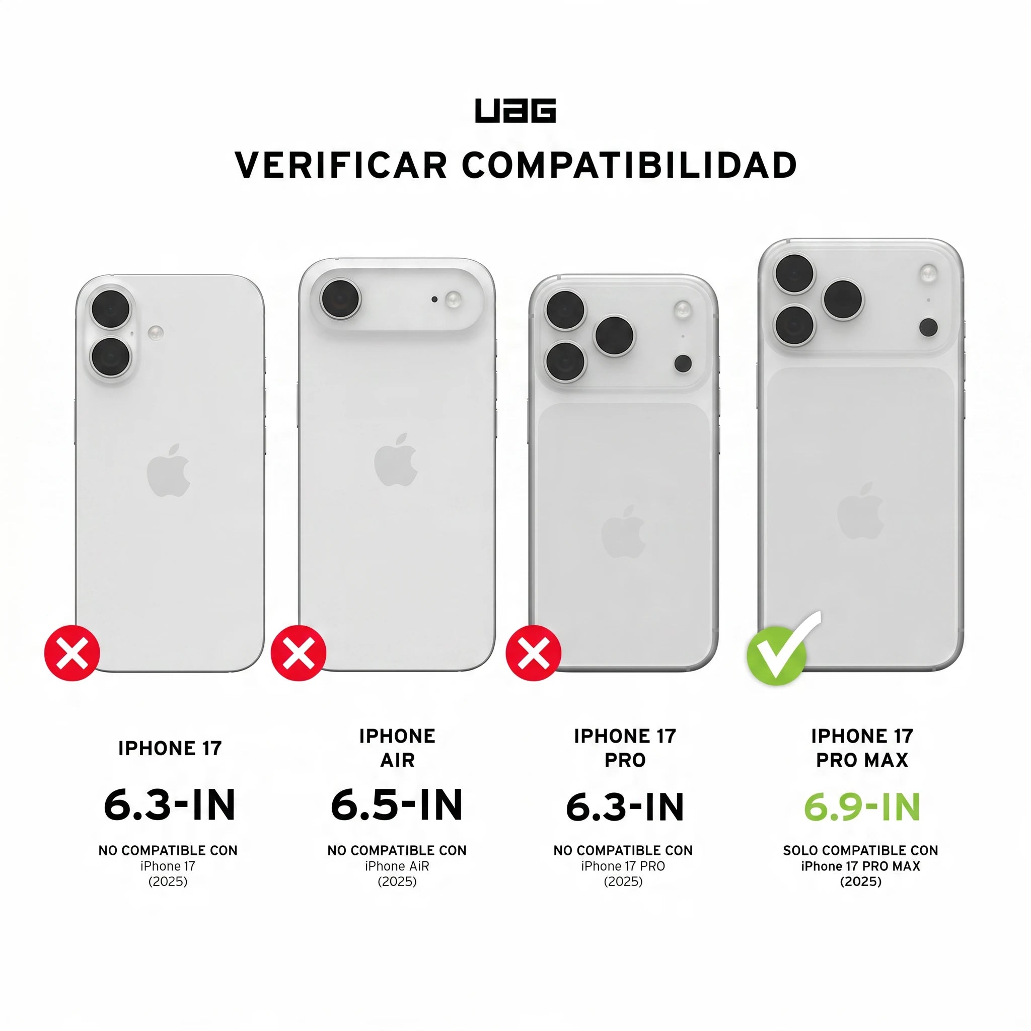 Case UAG Trooper iPhone 17 Pro Max (MagSafe) - Ash