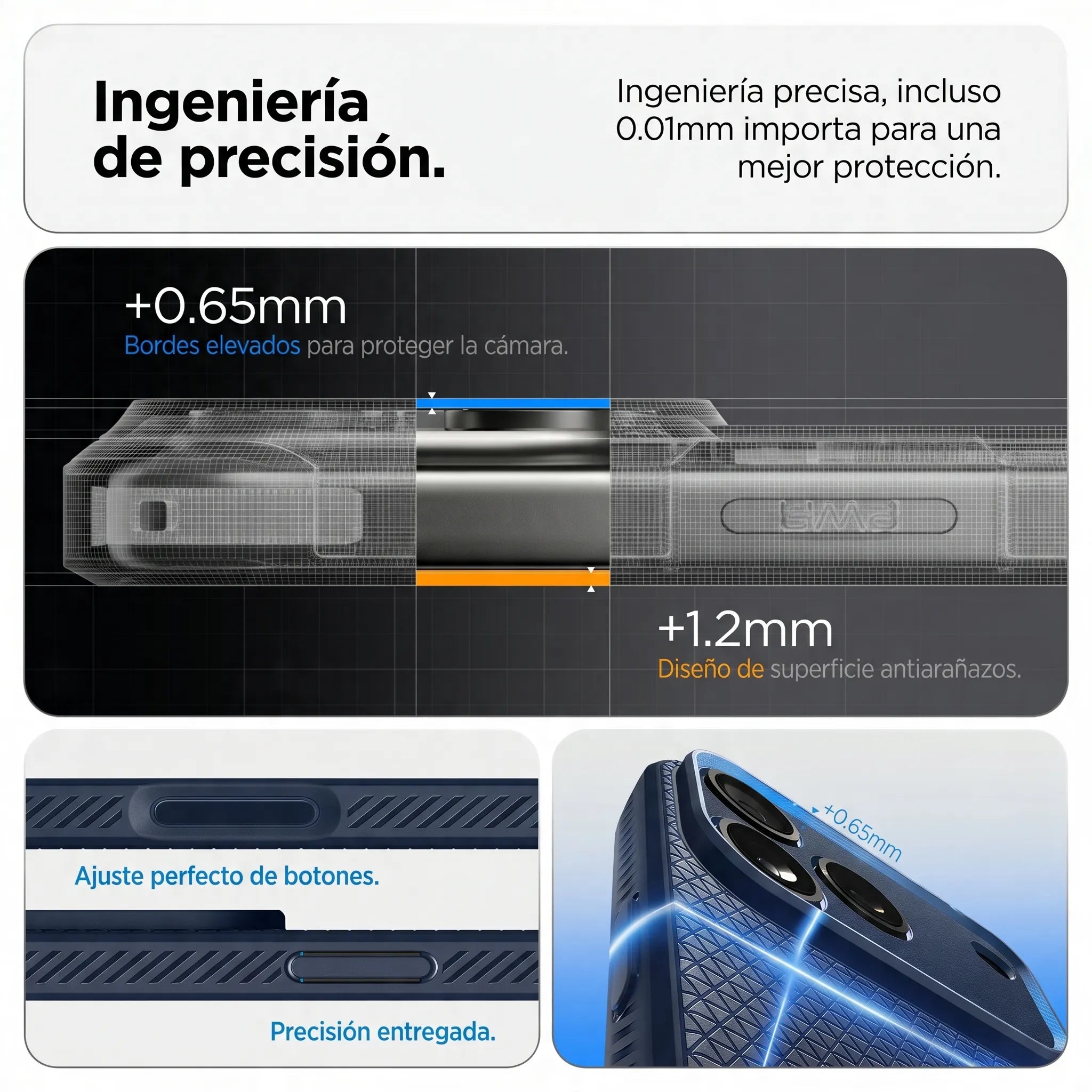 Case Spigen Liquid Air iPhone 17 Pro Max - Navy Blue