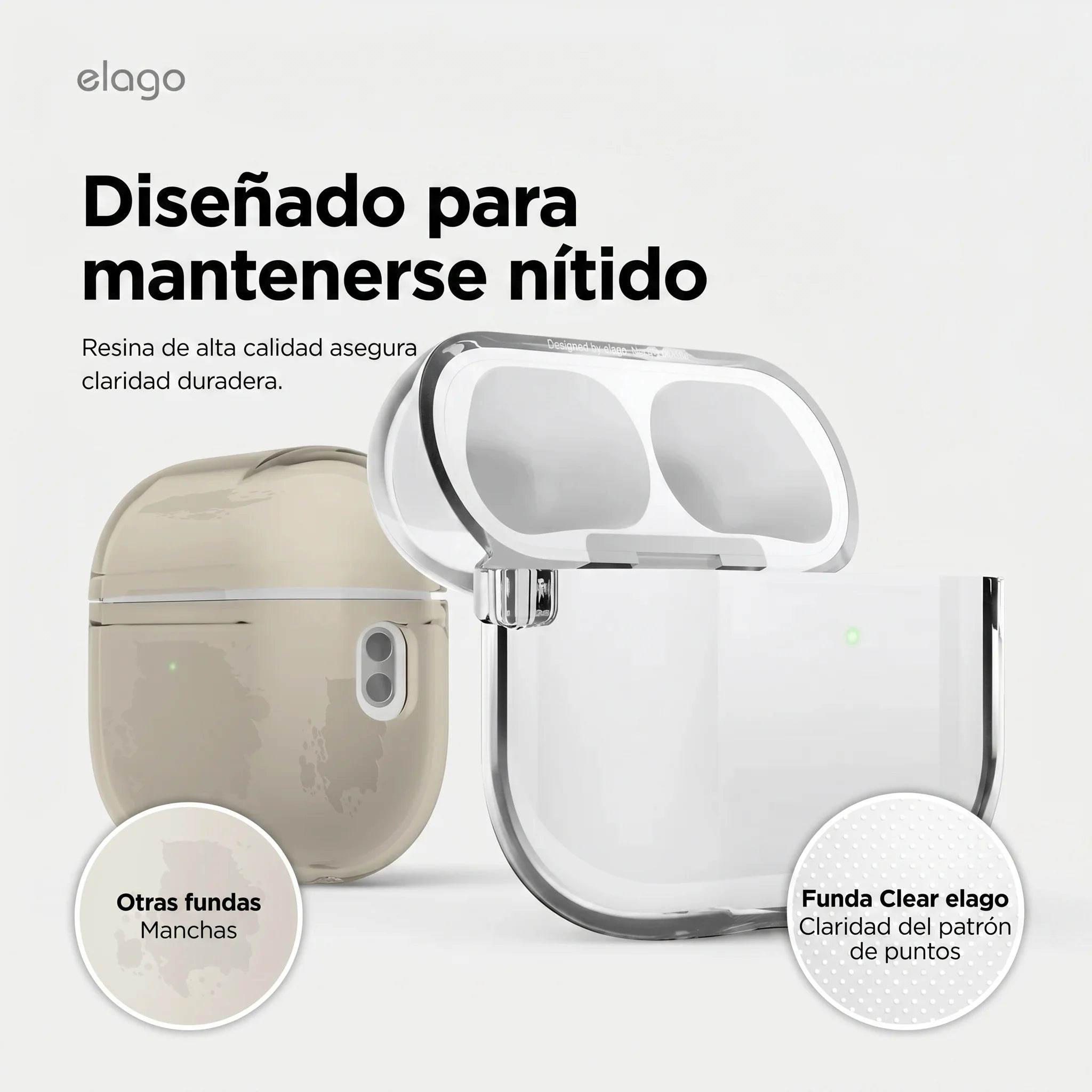 Elago Clear Hang Case Para AirPods Pro 3