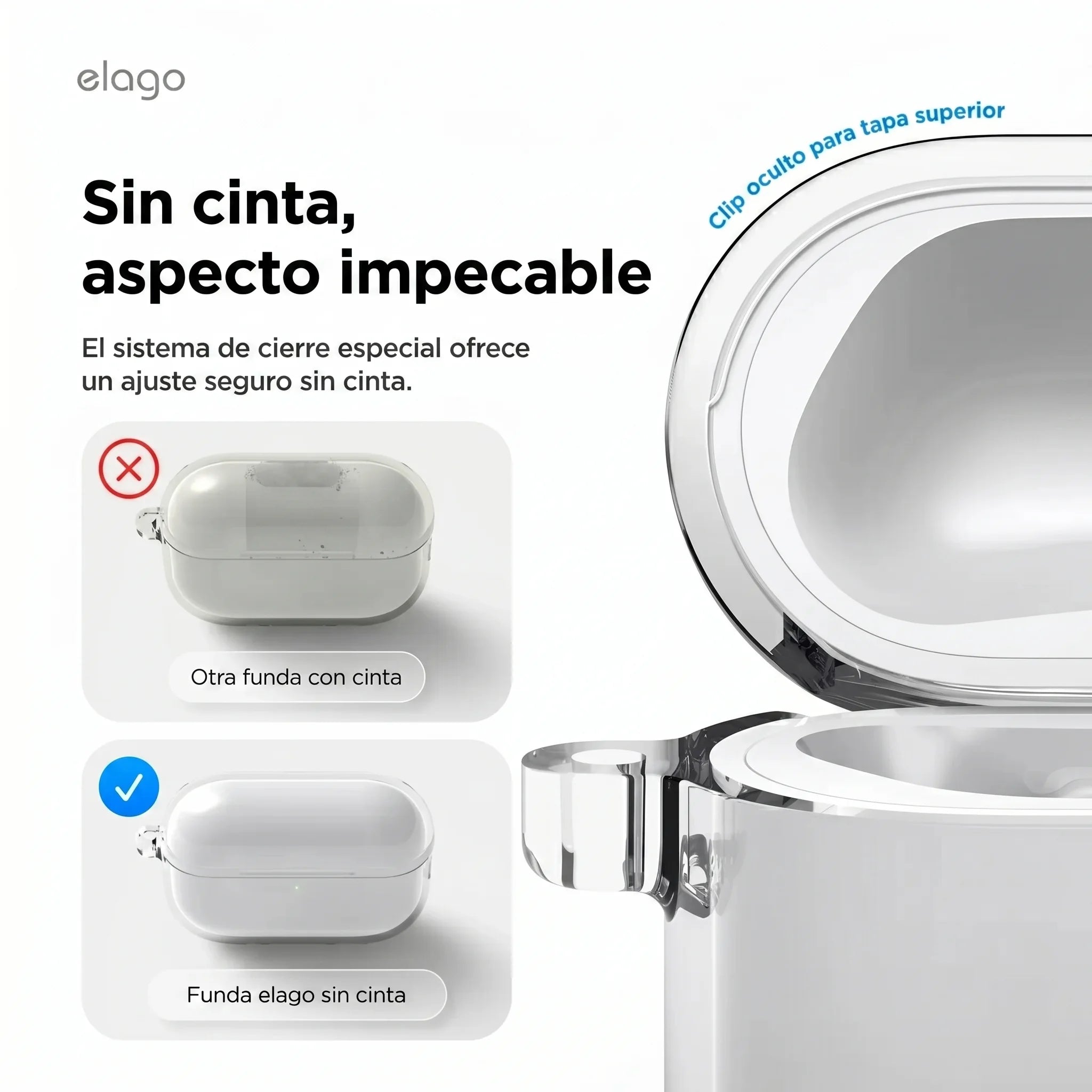 Elago Clear Hang Case Para AirPods Pro 3