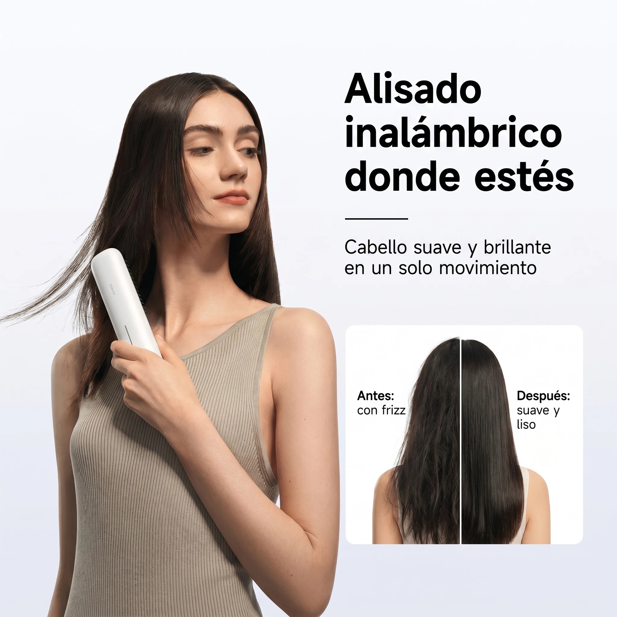 Xiaomi Cordless Hair Straightener Brush - Cepillo Alisador Inalámbrico