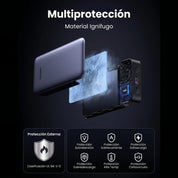 UGREEN power bank 20000mAh 30W PD PB532 para carga rápida portátil
