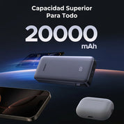 UGREEN power bank 20000mAh 30W PD PB532 para carga rápida portátil