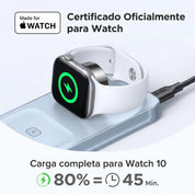 Base de carga 3 en 1 25W UGREEN Magflow para iPhone