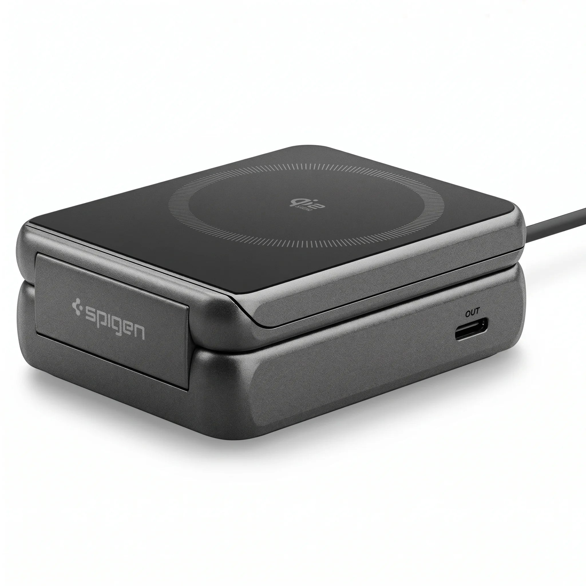 Spigen Cargador Inalámbrico Magnético 2 En 1 Qi2.2 25W