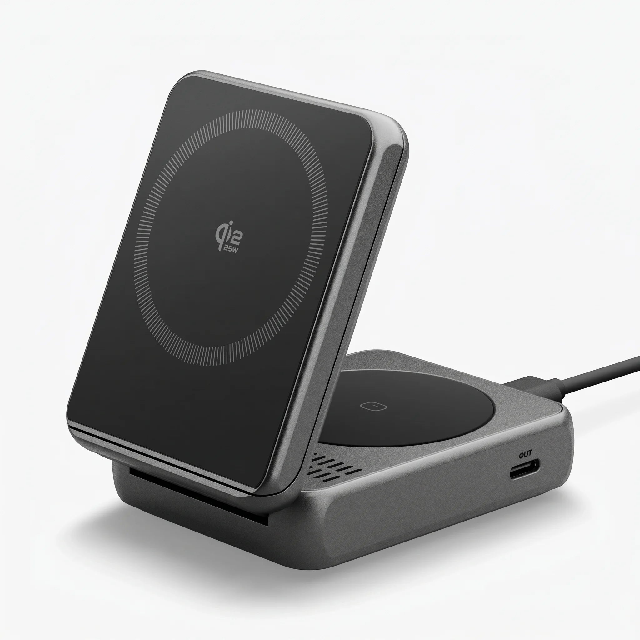 Spigen Cargador Inalámbrico Magnético 2 En 1 Qi2.2 25W