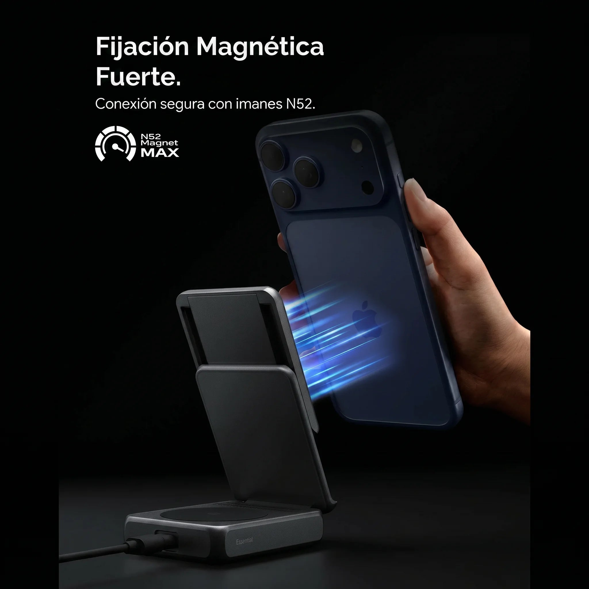 Spigen Cargador Inalámbrico Magnético 2 En 1 Qi2.2 25W