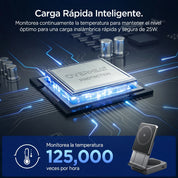 Spigen Cargador Inalámbrico Magnético 2 En 1 Qi2.2 25W