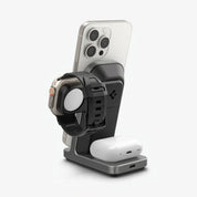 Stand Cargador Inalámbrico Spigen OneTap Pro Qi2 3 en 1 (MagSafe)