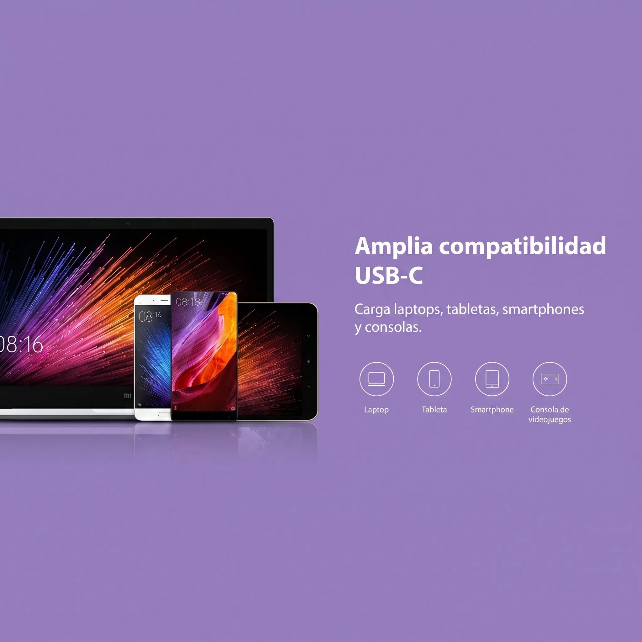 Cable Xiaomi Type-C a Type-C 150 cm 100W