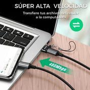 UGREEN adaptador USB-A a USB-C OTG US280 para datos y carga