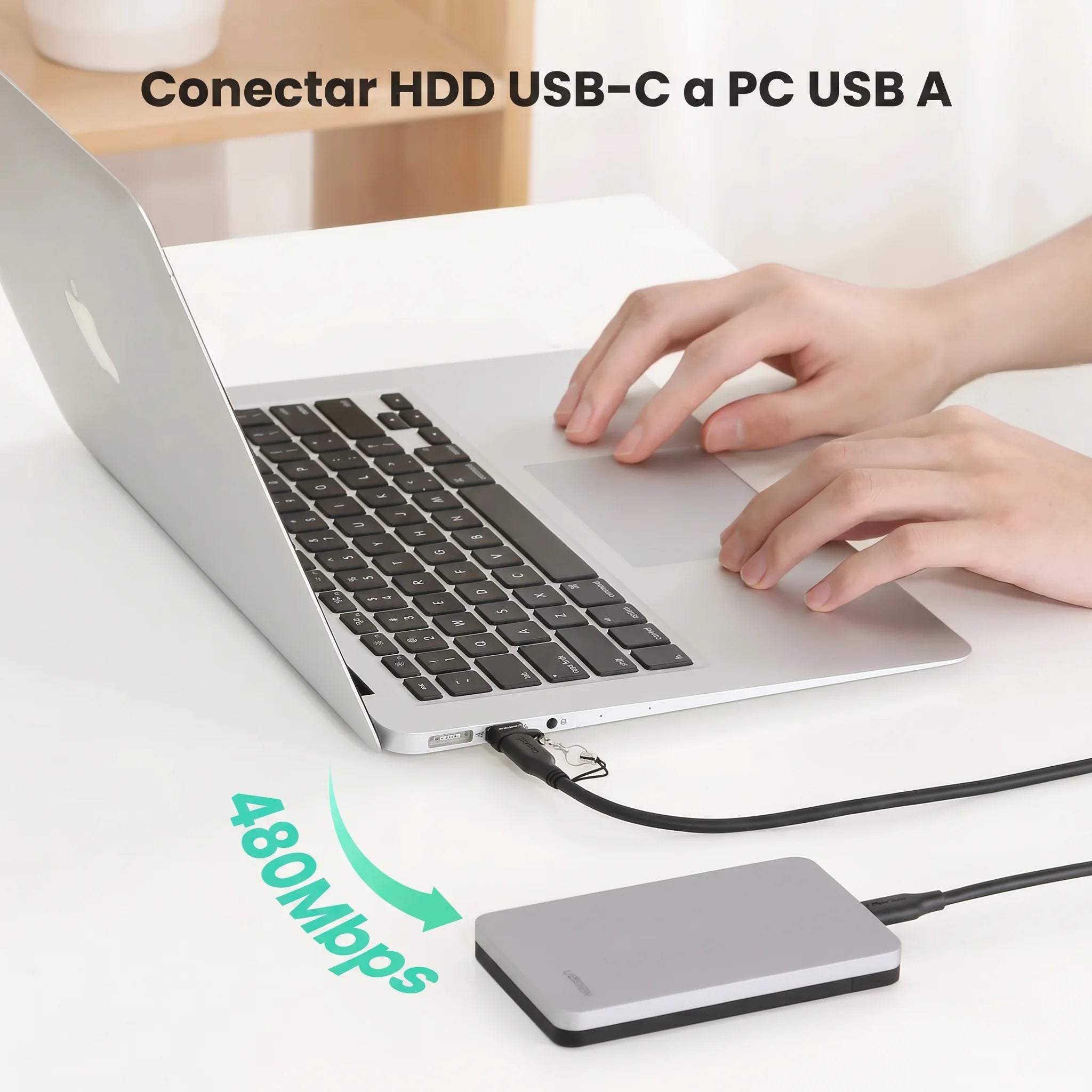 UGREEN adaptador USB-A a USB-C OTG US280 para datos y carga